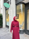 HR-0559H&R ButikTB- İndirimli Dantel Elbise Kırmızı