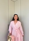HR-0934H&R ButikTB - Püskül Detaylı Elbise Pembe