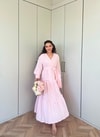 HR-0934H&R ButikTB - Püskül Detaylı Elbise Pembe