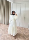 HR-1288H&R ButikTB - Ülama Modal Elbise Ekru