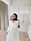 HR-1288H&R ButikTB - Ülama Modal Elbise Ekru