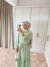 HR-1288H&R ButikTB - Ülama Modal Elbise Yeşil
