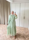 HR-1288H&R ButikTB - Ülama Modal Elbise Yeşil