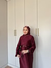 elbs-1631H&R ButikVenice Elbise Bordo