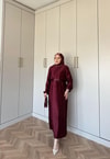 elbs-1631H&R ButikVenice Elbise Bordo