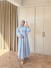 HR-0225H&R ButikZeyn Elbise Bebe Mavi