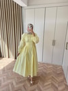 HR-0225H&R ButikZeyn Elbise Sarı