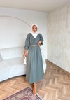 ELB-083H&R ButikZişa Elbise Gri