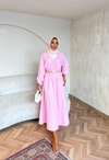 ELB-081H&R ButikZişa Elbise Pembe