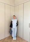 HR-2724H&R ButikPls- Yase Eşofman Takımı Bebe Mavi