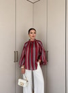 HR-2850H&R Butik0011- Arlina Gömlek Bordo