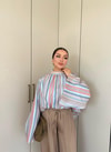HR-1488H&R Butik0011- Arlina Gömlek Mavi