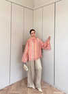 HR-1488H&R Butik0011- Arlina Gömlek Mercan