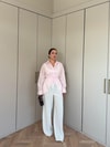 HR-1481H&R ButikDuq- Gişa Ön Düğmeli Gömlek Pembe