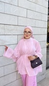 HR-1558H&R ButikEk- Lea Modal Gömlek Pembe