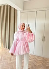 HR-2748H&R ButikHen - Dila Fırfırlı Gömlek Pembe