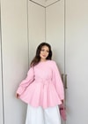 HR-1432H&R ButikMsn- Eba Poplin Gömlek Pembe