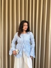 HR-1376H&R ButikMsn- Vual Eşa Gömlek Bebe Mavi