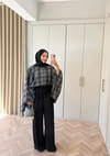 HR-2890H&R ButikQu- Kare Desen Oduncu Gömlek Antrasit