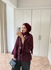 HR-1280H&R ButikTB - Mng Gömlek Bordo