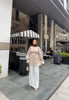 GMLK-445H&R ButikWelpa Momli Gömlek Bej