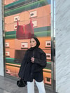 GMLK-428H&R ButikWesna Pilise Detaylı Gömlek Siyah
