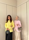 HIRKA-102H&R ButikDüğmeli Gold Çelik Örme Hırka Sarı