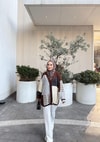 HIRKA-94H&R ButikGünay Etnik Hırka Kahverengi