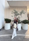 HIRKA-94H&R ButikGünay Etnik Hırka Kahverengi