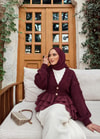 HR-3107H&R ButikHat- Alt Kat Kat Hırka Mürdüm