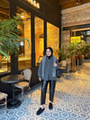 HR-3312H&R ButikMB - Esla Fermuarlı Triko Hırka Antrasit