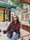 HIRKA-97H&R ButikPera Kürk Detaylı Hırka Acı Kahve