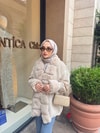 HIRKA-99H&R ButikPera Kürk Detaylı Hırka Bej