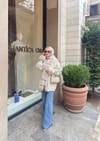 HIRKA-99H&R ButikPera Kürk Detaylı Hırka Bej