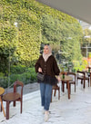 HR-3440H&R ButikTb- Hewa Altı Kat Hırka Acı Kahve