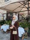 HRK-005H&R ButikUzun Sakallı Hırka Kahve