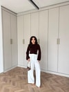 İCK-46H&R ButikBüzgülü Body İçlik Kahve