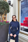 İCK-46H&R ButikBüzgülü Body İçlik Lacivert