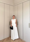 HR-2741H&R ButikCepli Elbise İçlik Beyaz