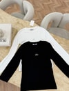 HR-013H&R ButikMuadil Ön Yazılı A Parmak Geçmeli Sweat Beyaz