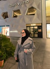 HR-3418H&R ButikPw- Ebala Kaşe Kaban Gri