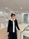 KAZK-575H&R ButikAda Ön Fermuarlı Çelik Örme Triko Siyah