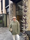 KAZK-603H&R ButikMB-Eco Düz Triko Kazak Haki