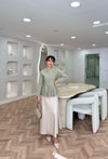 KAZK-574H&R ButikPiliseli Çelik Örme Kazak Çağla Yeşili