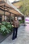 KAZK-608H&R ButikPo-Neva İspanyol Kol Kazak Kahve