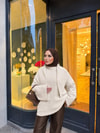 HR-3500H&R ButikPol- Veba Atkı Detaylı Kazak Bej