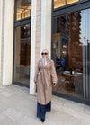 MNT-28H&R ButikLondon Kaşe Mont Bej