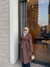 MNT-30H&R ButikLondon Kaşe Mont Kahverengi