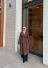 MNT-30H&R ButikLondon Kaşe Mont Kahverengi