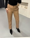 PANTLN-96H&R ButikDüz İndirimli Deri Pantolon Camel